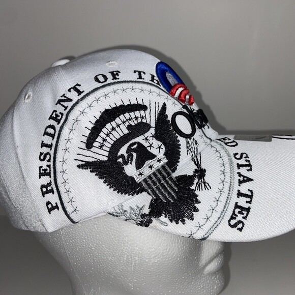 City Hunter Obama 44th President Black Cap Hat Adjustable Strap NWT - Picture 2 of 5
